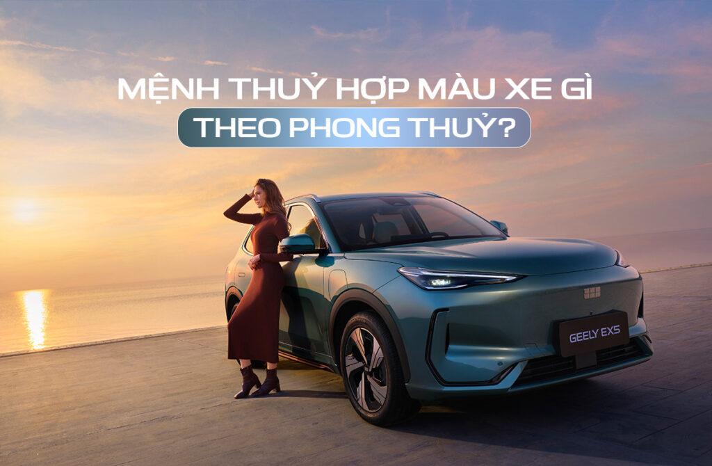 Mệnh Thủy hợp màu xe gì?