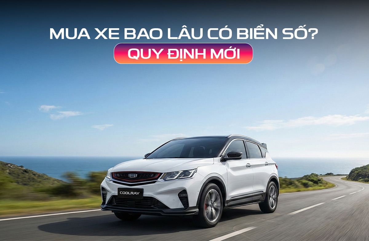 mua xe bao lâu có biển số